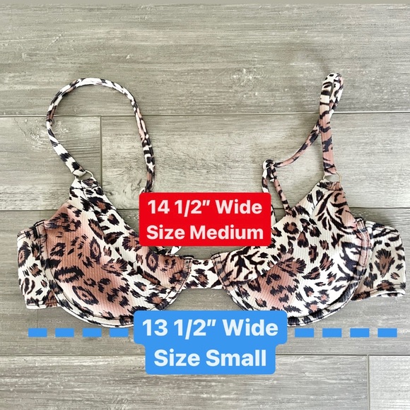 🐆 Animal Print Ribbed Bikini NWT - Picture 10 of 10